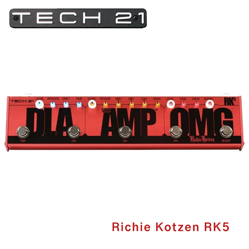 Tech21 RICHIE KOTZEN RK5 聯名簽名款電吉他綜合效果器/第一代/原廠公司貨