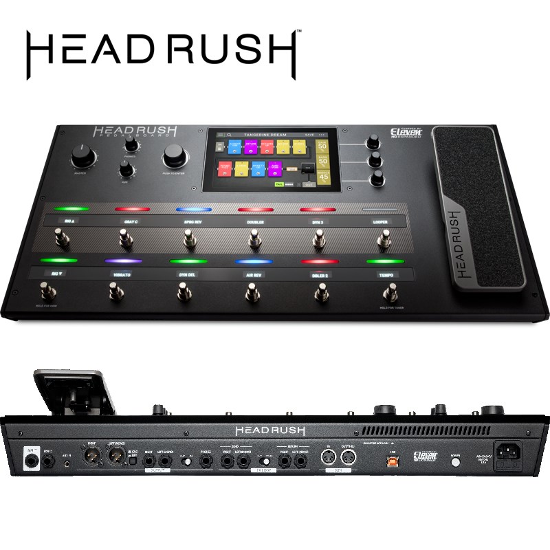 HEADRUSH效果器Pedaboard全能旗艦機 -七吋觸控面板/4核心處理器高音質錄音介面/原廠公司貨