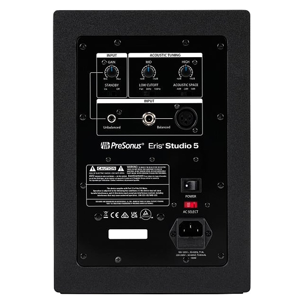 PRESONUS Eris Studio 5 專業監聽喇叭一對-加贈Xlr訊號線x2/原廠公司貨