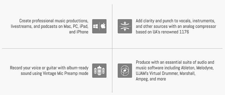 UNIVERSAL AUDIO VOLT 276 混音錄音USB介面 / 通用於MAC或PC