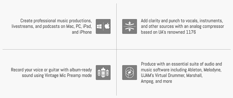 UNIVERSAL AUDIO VOLT 476 混音錄音USB介面 / 通用於MAC或PC
