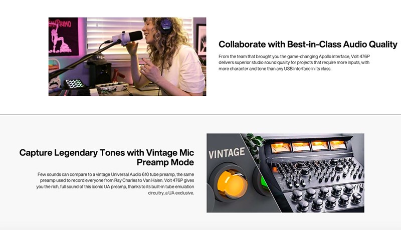 UNIVERSAL AUDIO VOLT 476P 混音錄音USB介面 / 通用於MAC或PC