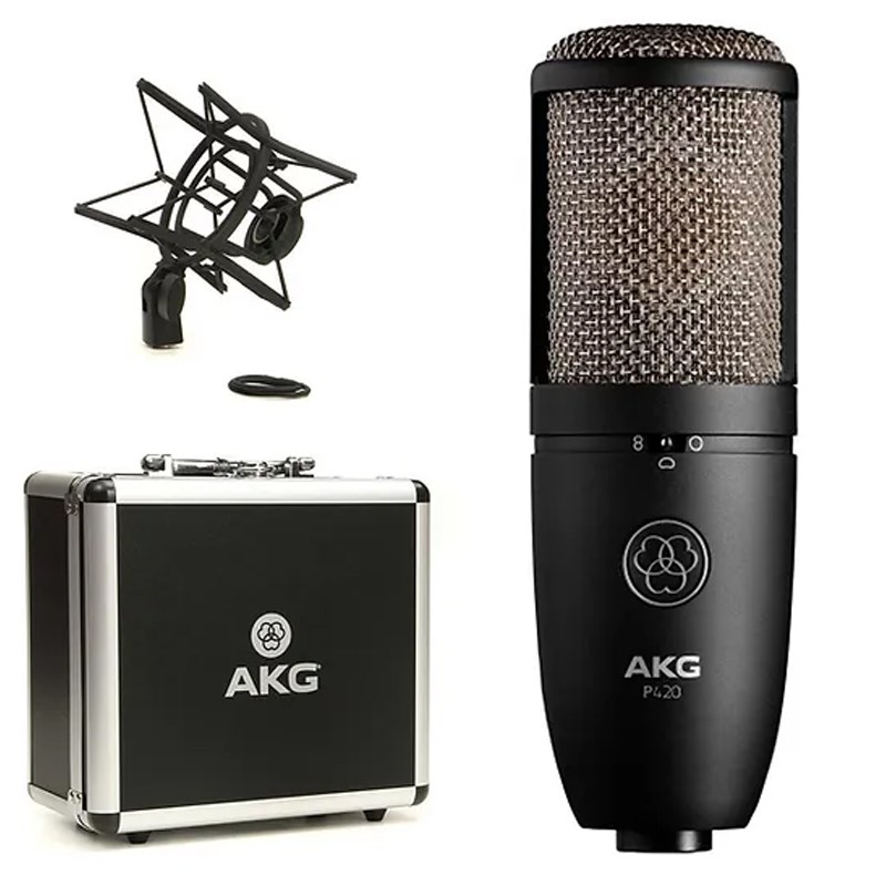 AKG P420 電容式人聲&樂器麥克風/大震膜/多指向/立體聲模擬技術和環境錄音/原廠公司貨