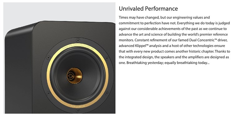 TANNOY GOLD 8 同軸錄音主動式1對監聽喇叭/8吋單體/原廠公司貨
