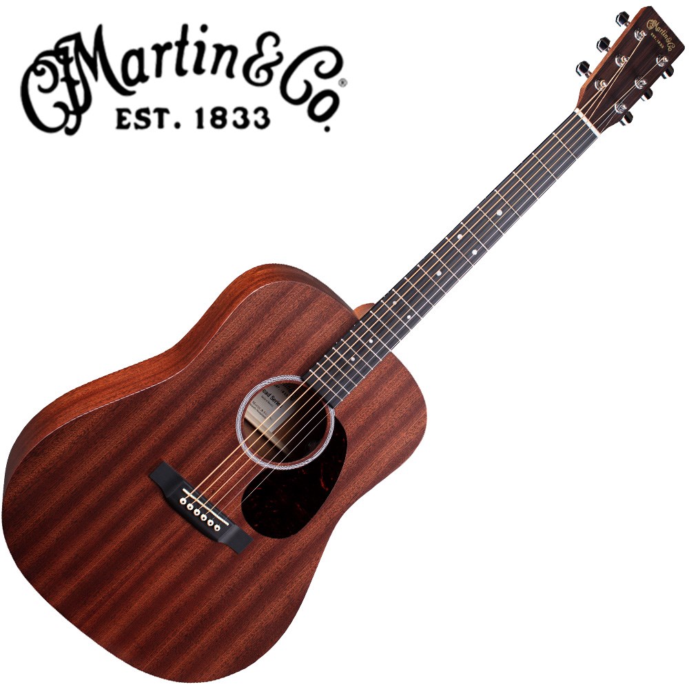 最新款Martin D-10E  嚴選全沙比利電木吉他 - 拾音器Fishman MX-T/原廠公司貨