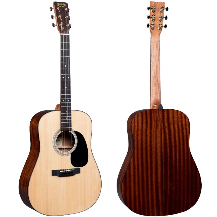 最新款Martin D-12E  嚴選錫特卡雲杉單板 沙比利木背側面板電木吉他 - 拾音器Fishman®MX-T-附軟殼琴盒/原廠公司貨