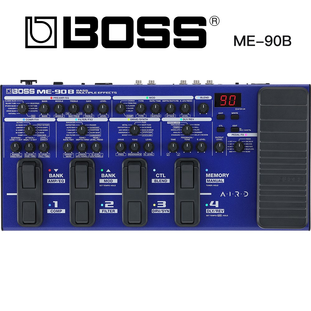 BOSS ME-90B 貝斯綜合效果器/低音混合多重效果-原廠公司貨