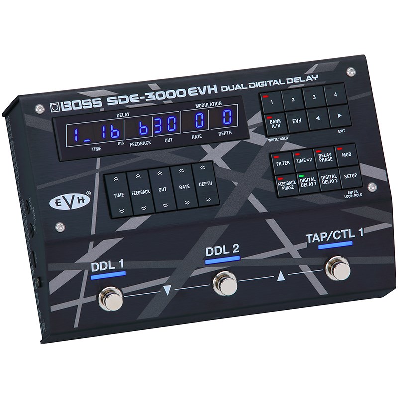 BOSS SDE-3000EVH Delay 機櫃式數位雙延遲效果器/獨特復古機型/Roland原廠公司貨