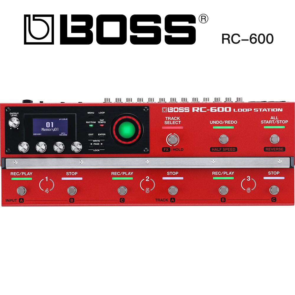 BOSS RC-600 高品質混音效果器/地板型Looper旗艦機型-Roland原廠公司貨