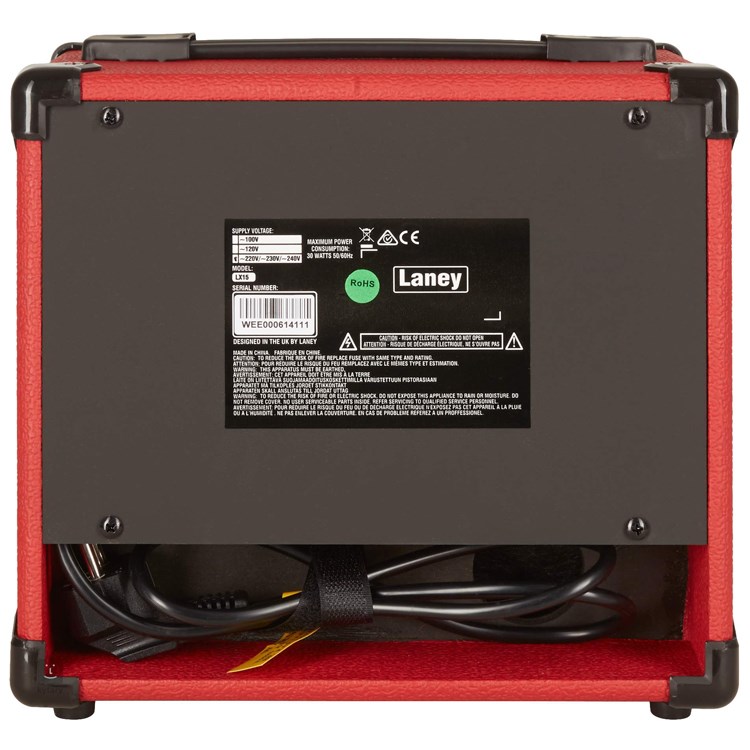 LANEY LX15 RD 紅色電吉他音箱-15W/原廠公司貨