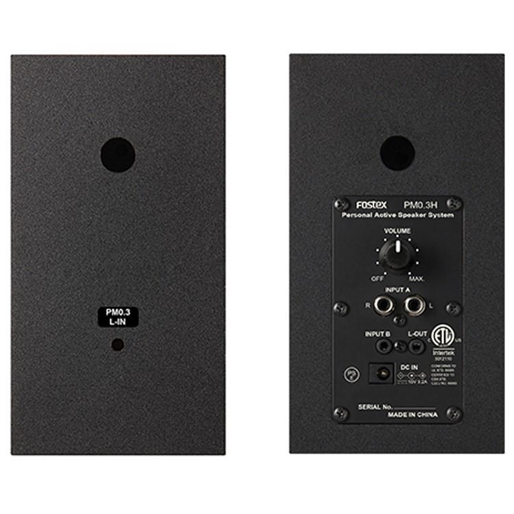 Fostex PM0.3H 主動式監聽喇叭1對/黑白兩色可選/原廠公司貨