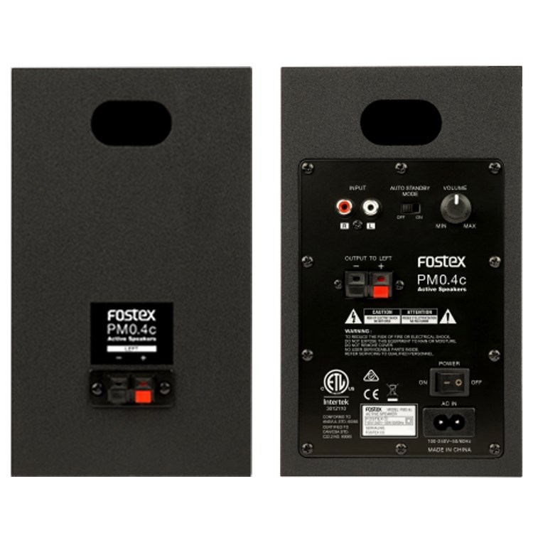 Fostex PM0.4C 主動式監聽喇叭1對/黑白兩色可選/原廠公司貨