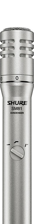 SHURE SM81-LC 心形電容樂器麥克風-原廠公司貨