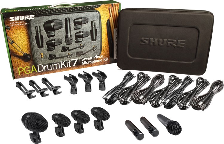 SHURE PGADRUMKIT7  鼓專用麥克風七入組-原廠公司貨