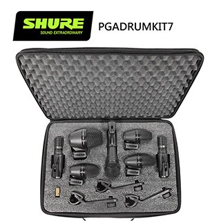 SHURE PGADRUMKIT7  鼓專用麥克風七入組-原廠公司貨