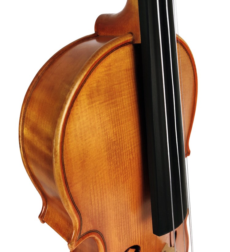 SEKWANG SVN-500雲杉實木虎紋小提琴-4/4嚴選烏木配件/具備微調器/全套配件