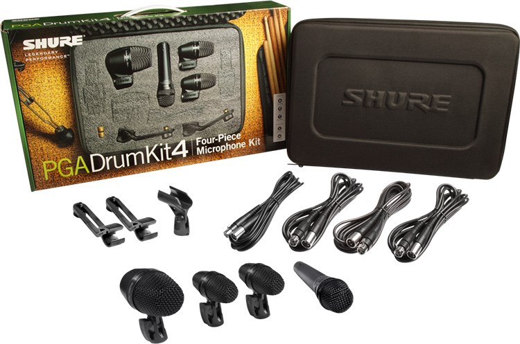 SHURE PGADRUMKIT4 鼓專用麥克風四入組-原廠公司貨