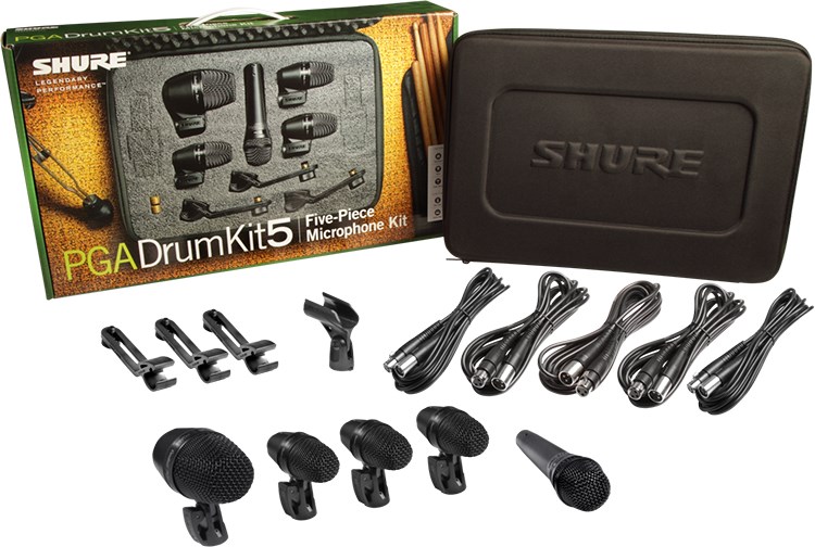 SHURE PGADRUMKIT5 鼓專用麥克風五入組-原廠公司貨