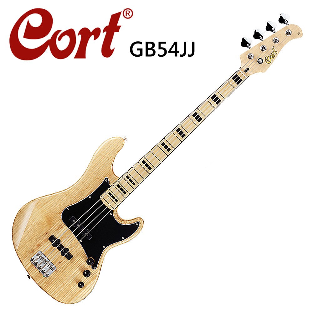 CORT嚴選GB54JJ 嚴選電貝斯-原木色