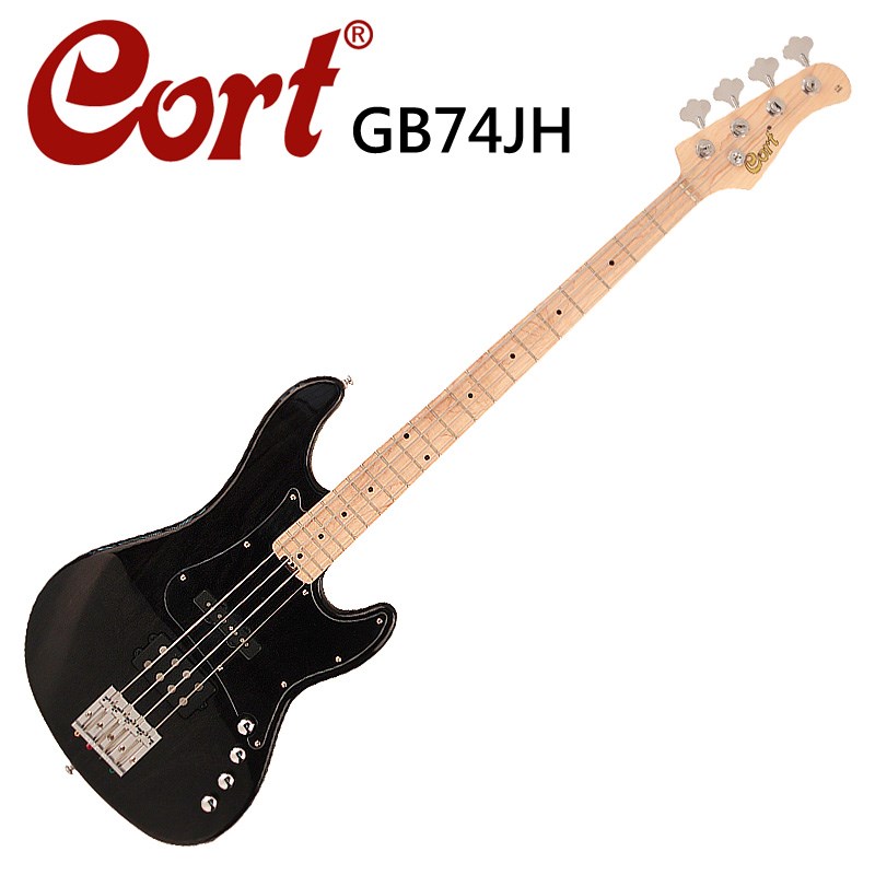 CORT嚴選GB74JH-TBK 嚴選沼澤岑木電貝斯-黑色