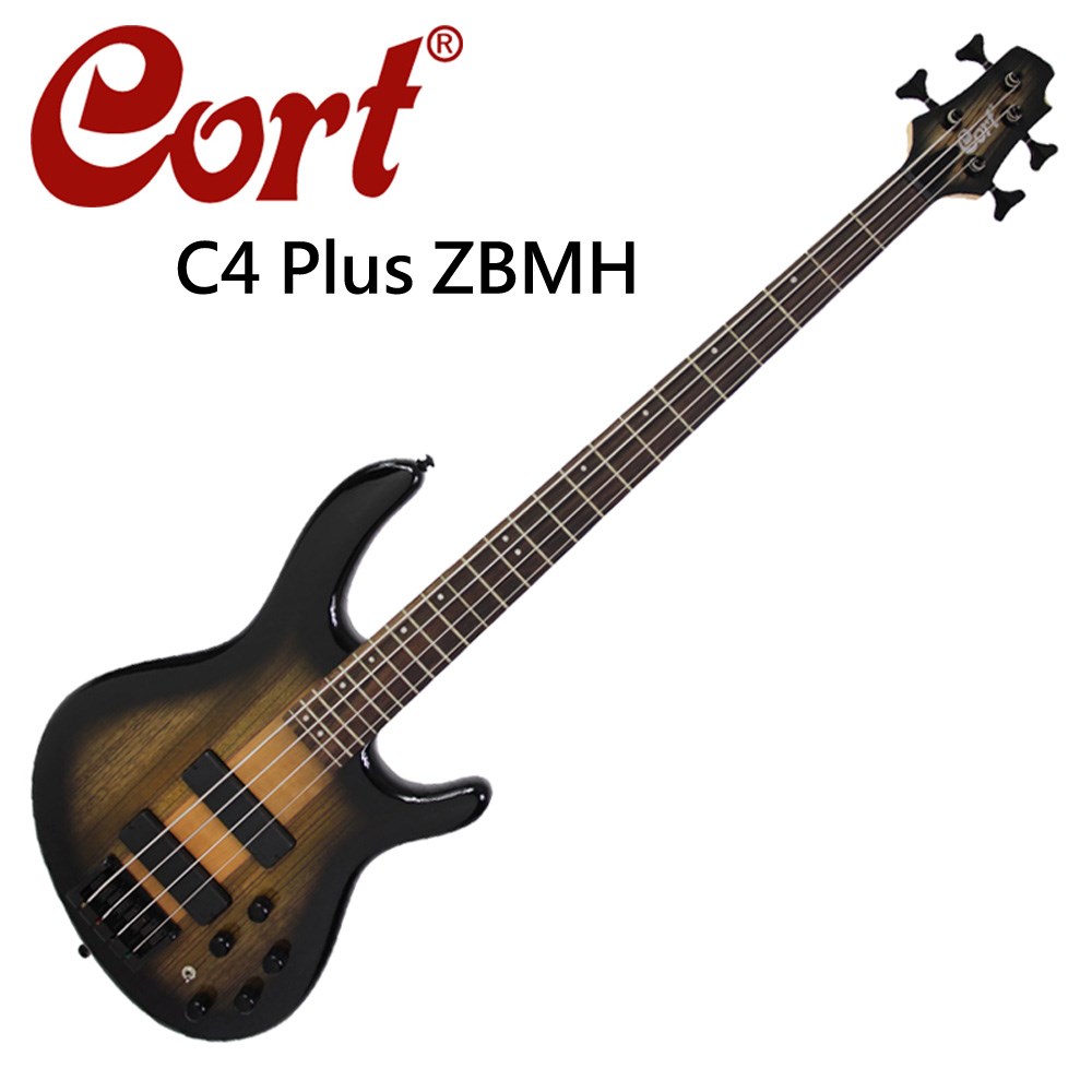 CORT嚴選C4 Plus ZBMH-TBB 嚴選電貝斯-仿古漸層色