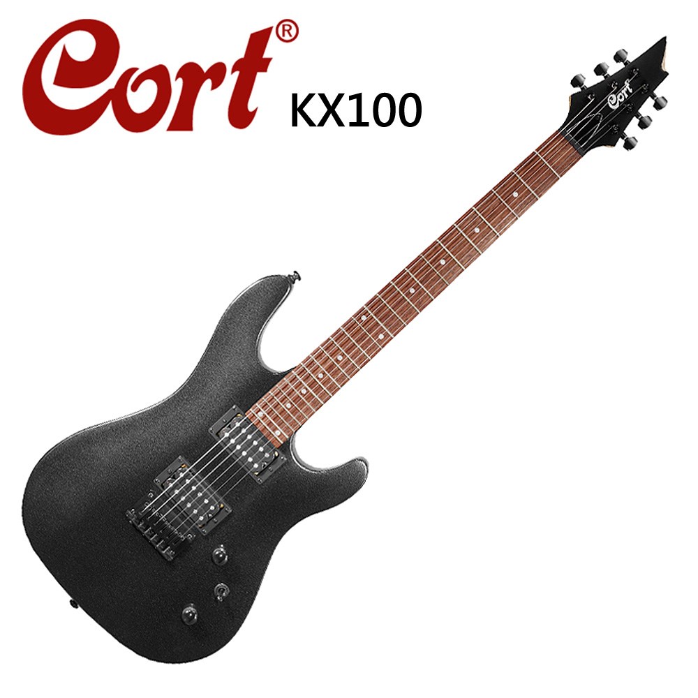 CORT嚴選KX100-BKM 嚴選電吉他-質感金屬黑