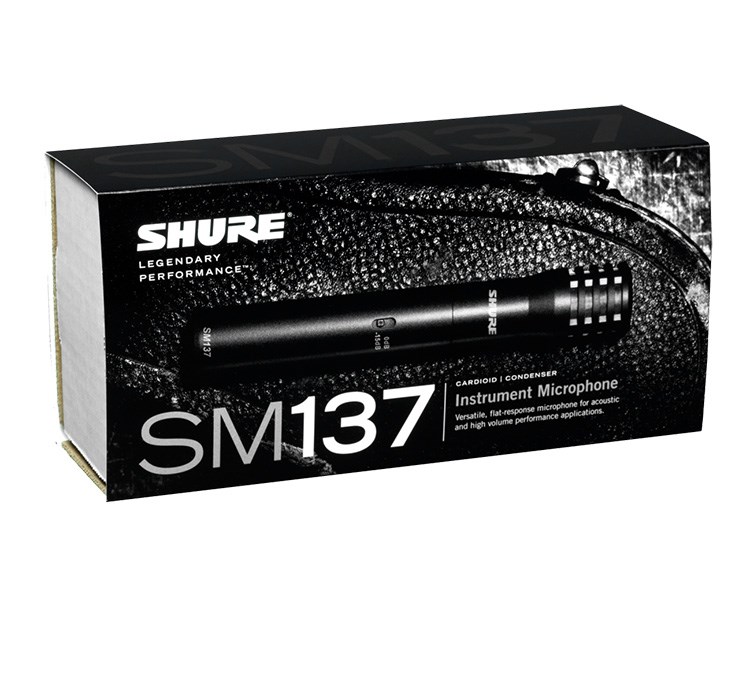 SHURE SM137-LC 專業樂器電容麥克風-原廠公司貨