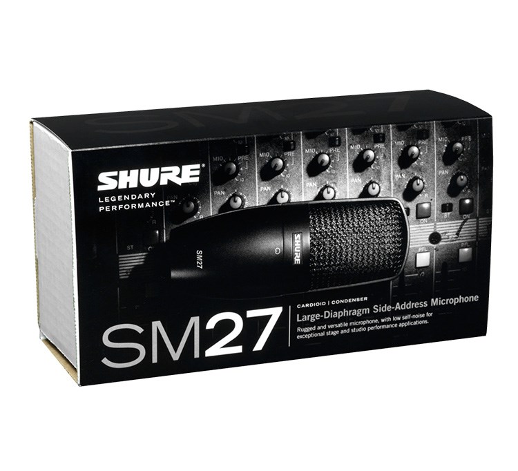 SHURE SM27-LC 專業大振膜電容話筒-原廠公司貨