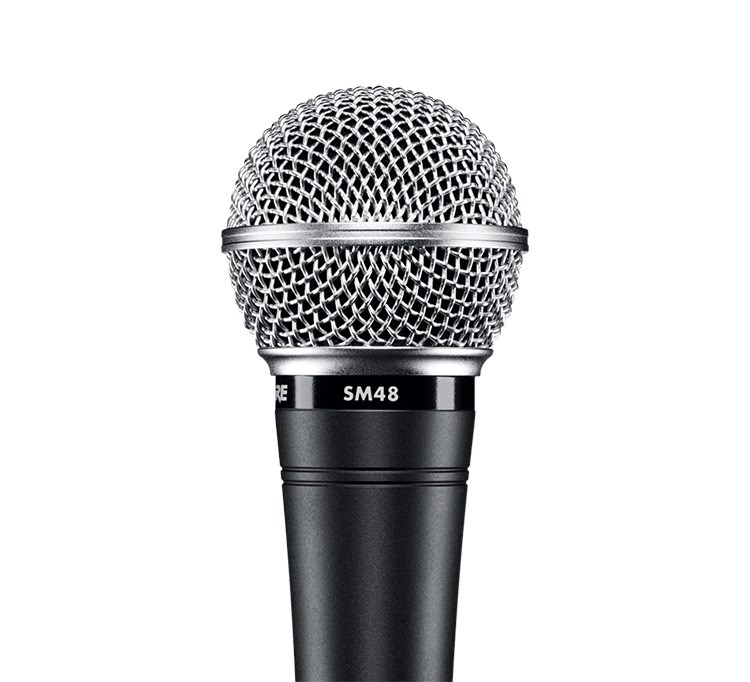 SHURE SM48-LC 心形動態人聲麥克風-原廠公司貨