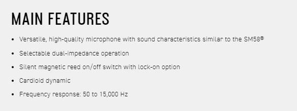 SHURE 565SD 經典人聲話筒-原廠公司貨