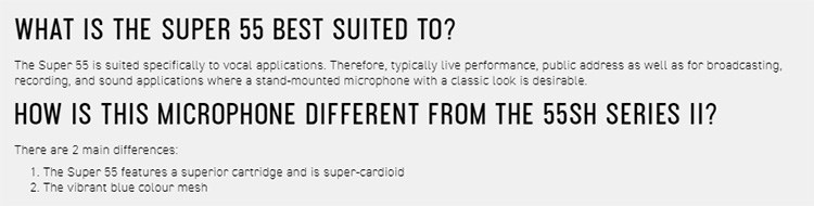 SHURE SUPER 55 豪華人聲麥克風-原廠公司貨