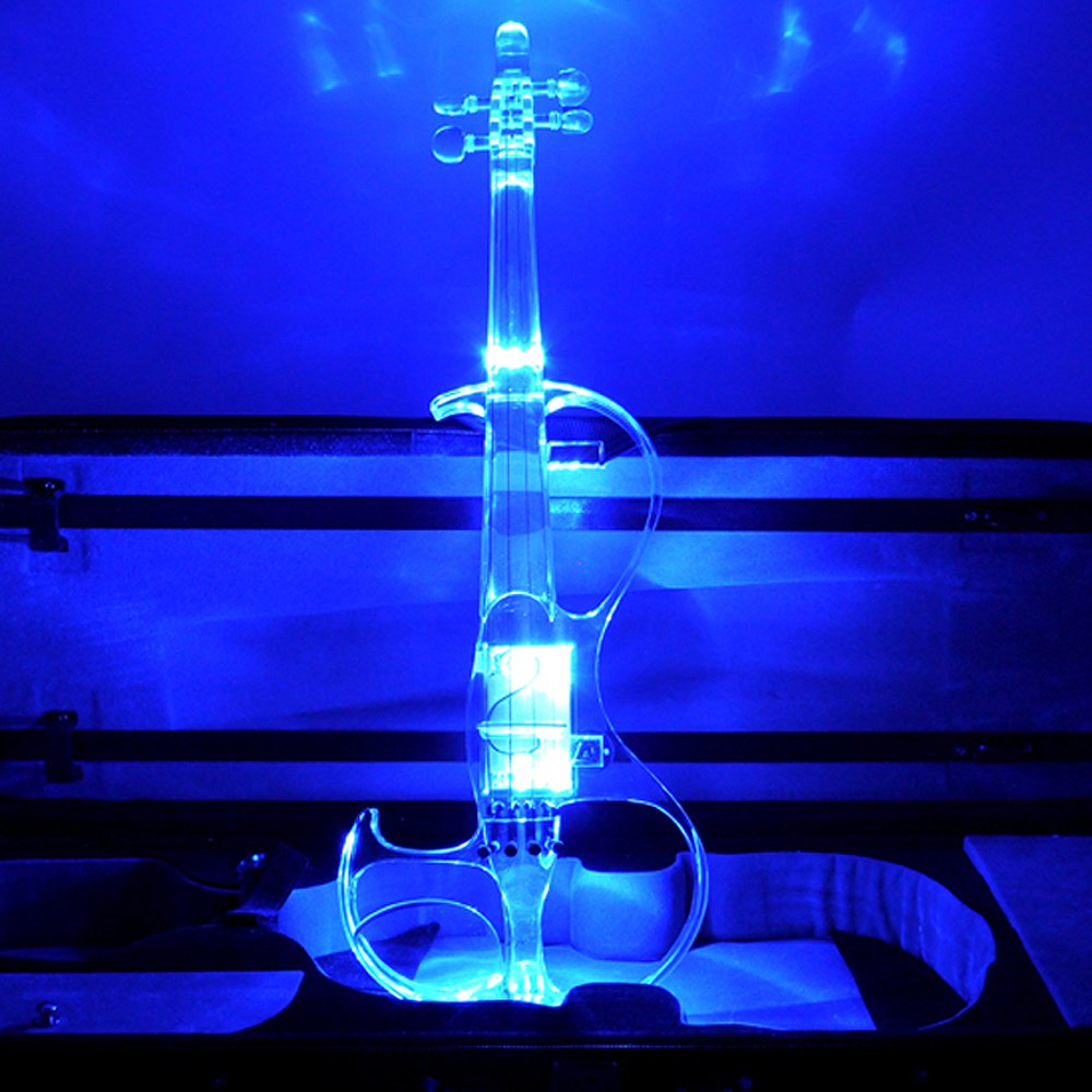 JYC Music嚴選SV-400水晶靜音提琴-單色款/Q調整/9V電池/6.3輸出/家用練習款