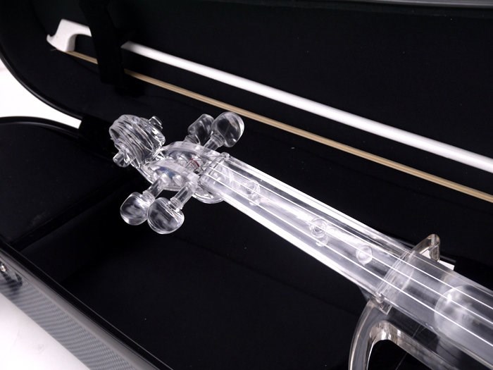 JYC Music嚴選SV-300水晶靜音提琴-單色款/Q調整/9V電池/6.3輸出/家用練習款