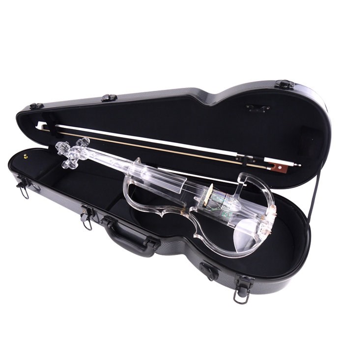 JYC Music嚴選SV-300水晶靜音提琴-單色款/Q調整/9V電池/6.3輸出/家用練習款