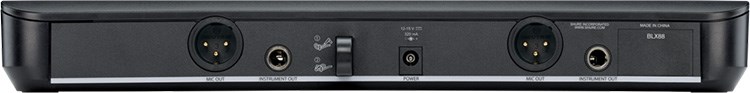 SHURE BLX288 / PG58 雙手握無線人聲麥克風系統-原廠公司貨