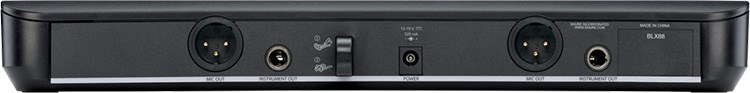 SHURE BLX88 雙頻道無線接收機-原廠公司貨