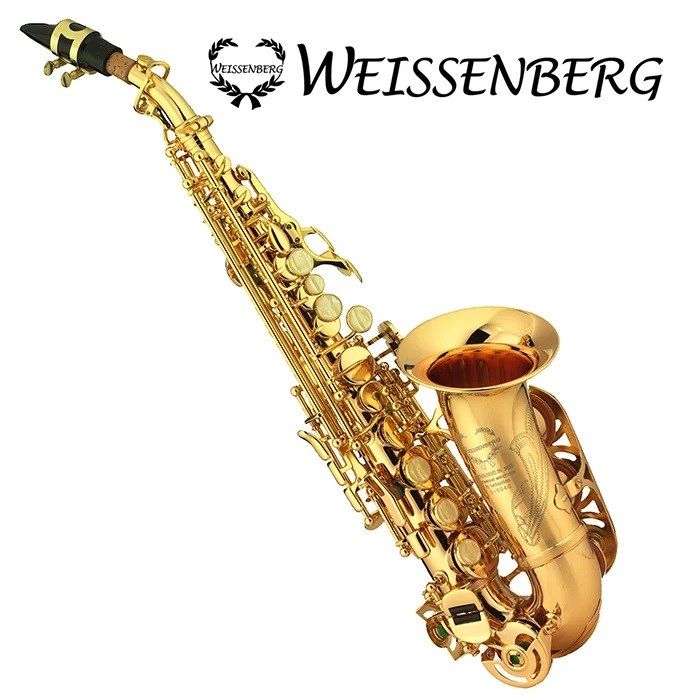 WEISSENBERG S-604GL 高音彎式薩克斯風-金漆管身/原廠公司貨