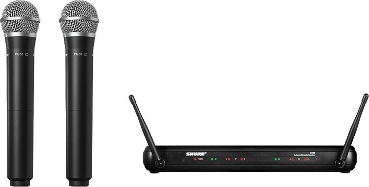 SHURE SVX288 / PG58 雙無線麥克風系統-原廠公司貨