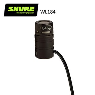 SHURE WL184 領夾式超心形指向麥克風-原廠公司貨