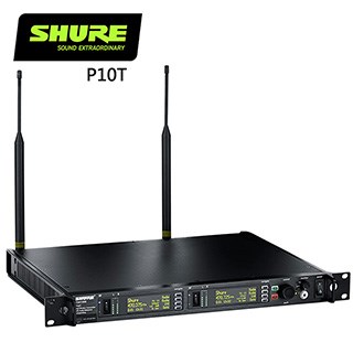 SHURE P10T 全機架雙通道無線發射器-原廠公司貨