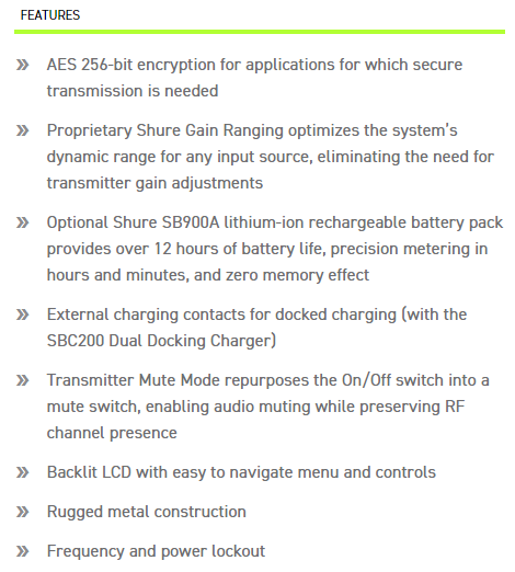 SHURE ULXD2/B87A 手持數位無線麥克風-專業擴聲應用/原廠公司貨