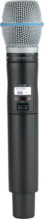 SHURE ULXD2/B87A 手持數位無線麥克風-專業擴聲應用/原廠公司貨
