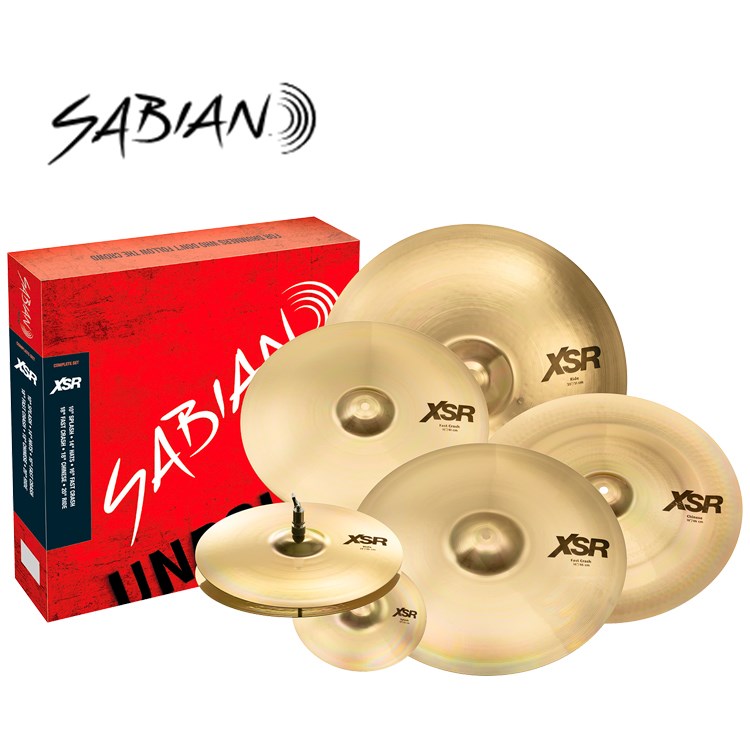 新款SABIAN 銅鈸套裝 XSR COMPLETE XSR5006B/原廠公司貨
