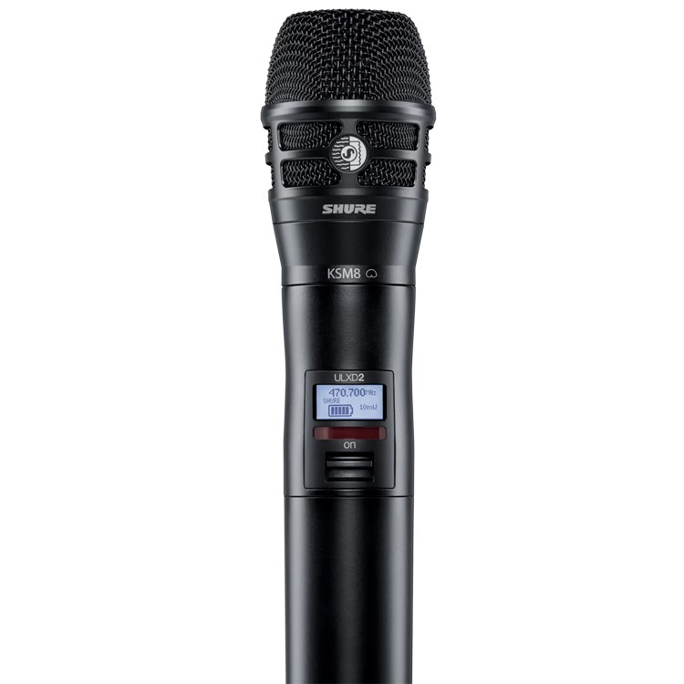 SHURE ULXD2/K8B 手持無線麥克風/黑色-原廠公司貨/2.4G傳輸/需搭配接收器使用