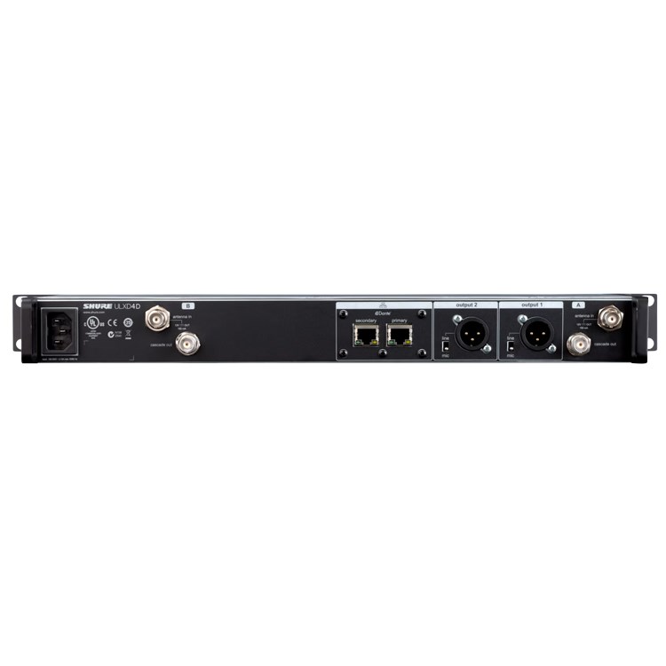 SHURE ULXD4DTW 雙通道數字無線接收器/原廠公司貨