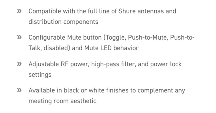 SHURE ULXD6W/C 無線界面麥克風發射器/白色/原廠公司貨