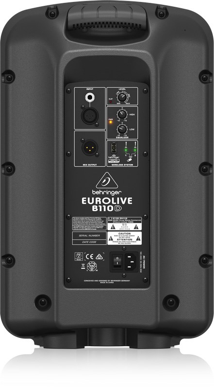 BEHRINGER B110D 主動式喇叭-10英寸PA揚聲器系統/原廠公司貨