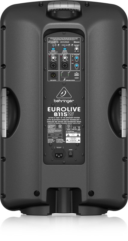 BEHRINGER B115W 主動式喇叭 -15英寸PA揚聲器系統/藍牙/原廠公司貨