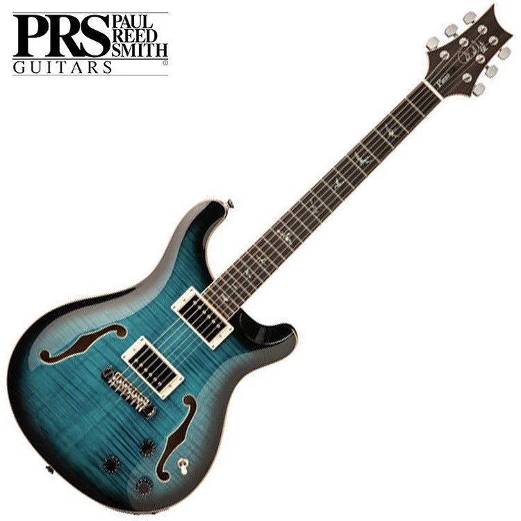 PRS SE HOLLOWBODY II PIEZO 全空心電吉他/ 孔雀藍 PB/原廠公司貨
