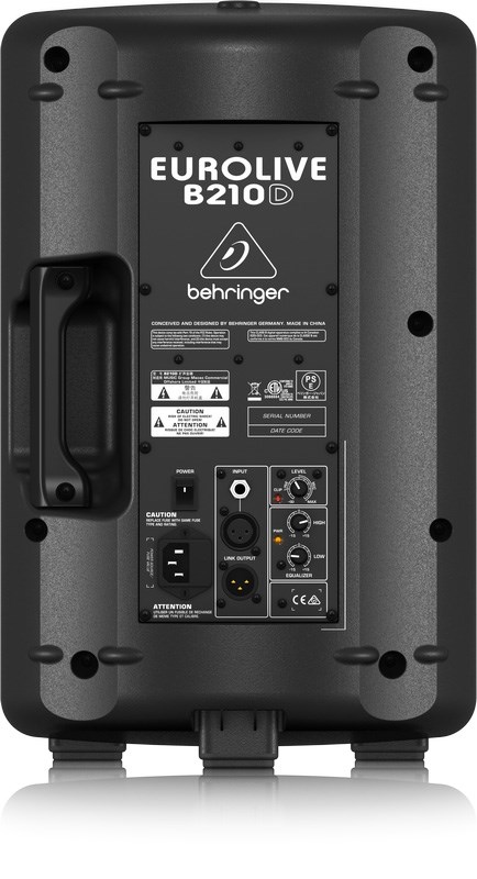 BEHRINGER B210D 主動式喇叭 -200瓦2路PA/10英寸低音揚聲器/原廠公司貨